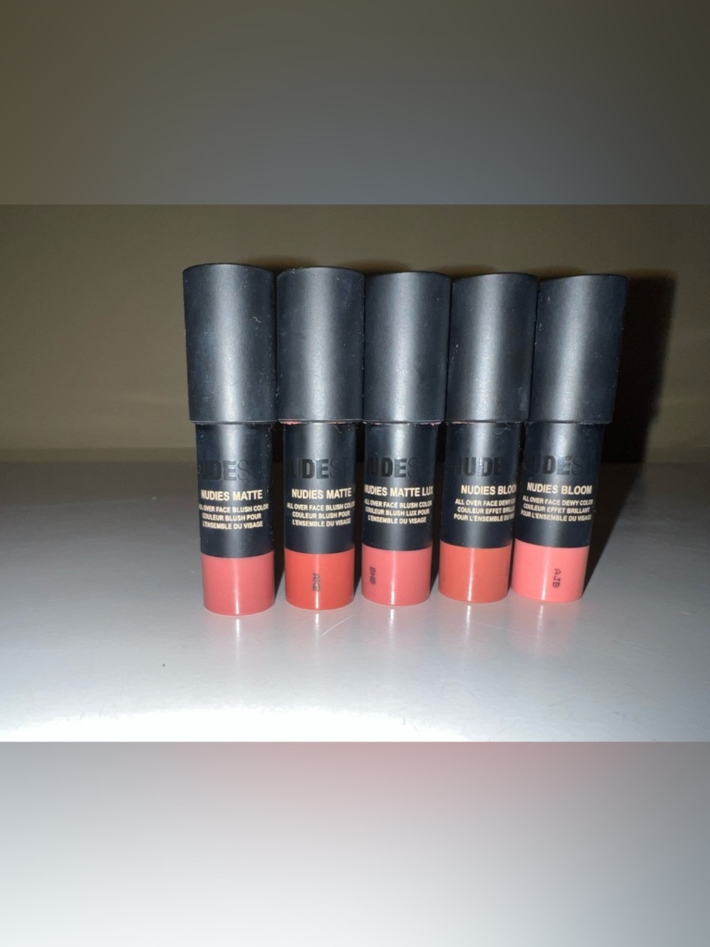 NUDESTIX Nudies All-Over Face Blush Stick - Lot of 5